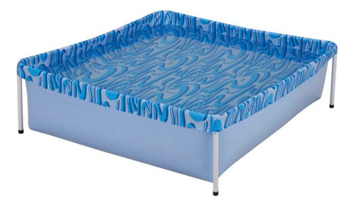 piscina-infantil-quadrada-estrutural-pvc-400-litros-mor - Imagem