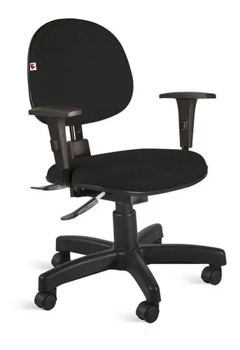 cadeira-de-escritorio-qualiflex-executiva-ergonomica-com-bracos-n17-abnt-ergonomica-preta-com-estofado-de-tecido - Imagem