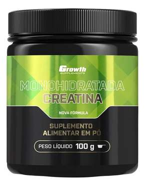 Creatina Growth Supplements Monohidratada em pó Sem sabor x 250g
