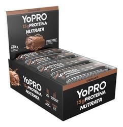 barras-de-proteina-yopro-12-unidades-55g-whey-bar-nutrata-sabor-chocolate-mw5k - Imagem
