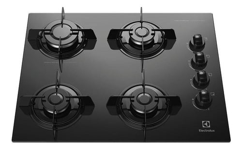 cooktop-a-gas-4-bocas-electrolux-ke4gp-cor-preto-127v220v - Imagem