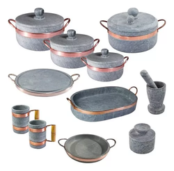 jogo-de-panelas-pedra-sabao-completo-premium-exclusivo-11pcs - Imagem