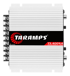 modulo-taramps-ts400x4-400w-2-ohms-rca-ts-400x4-amplificador-400rms-t400-4-canais-som-automotivo-cor-branco - Imagem