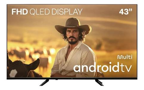 Smart TV Multi 43" QLED Full HD Android - TL066MQ