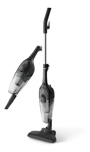 Aspirador de Pó Vertical com Fio Portátil de mão 2 em 1 com 1.100W de Potencia Cabo 5m capacidade 1,2L filtro HEPA Electrolux STK12 preto