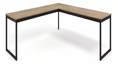 mesa-em-l-industrial-escrivaninha-de-canto-nordico-vintage-ferro-e-madeira-laminado-com-preto-e-led-meslmagn-e-led-brasil-150x74x45 - Imagem
