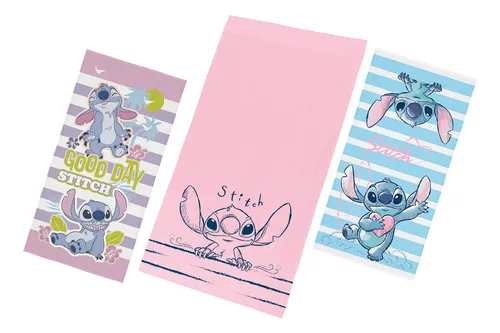 kit-3-toalhas-lepper-stitch-aveludada-e-felpuda-colecao - Imagem