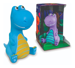 dinossauro-tiranossauro-baby-rex-cofrinho-azul-adijomar - Imagem