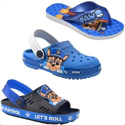 kit-3-em-1-sandalia-babuche-chinelo-infantil-menino-kids - Imagem