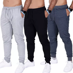 kit-3-calca-moletom-slim-jogger-com-bolso-masculino-adulto - Imagem
