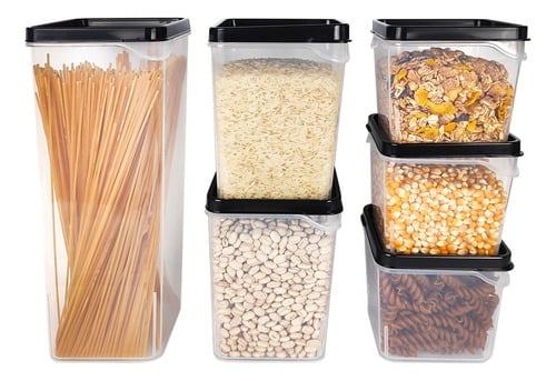 kit-6-potes-empilhavel-para-mantimentos-condimentos-c-tampa - Imagem