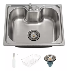 cuba-para-cozinha-gourmet-em-aco-inox-com-acessorios-50x40cm-pingoocasa-nawa-prata - Imagem
