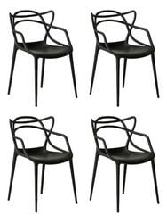 kit-4-cadeiras-de-jantar-allegra-master-empilhavel-preto - Imagem
