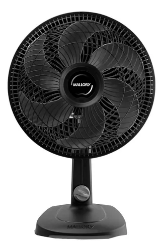 mallory-ventilador-turbo-6-pas-30cm-compact-preto-diametro-material-plastico - Imagem