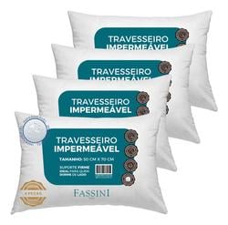 4-travesseiros-antialergico-impermeavel-50x70-super-macio - Imagem