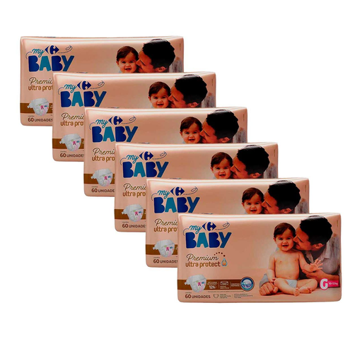 fralda-carrefour-my-baby-g-soft-protect-360-unidades - Imagem