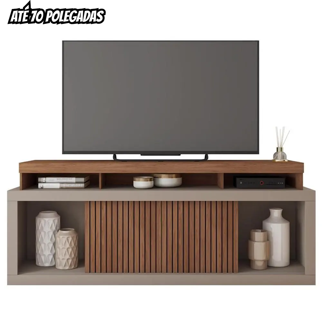 bancada-rack-para-tv-ate-70-polegadas-sun-marrom-caemmun - Imagem