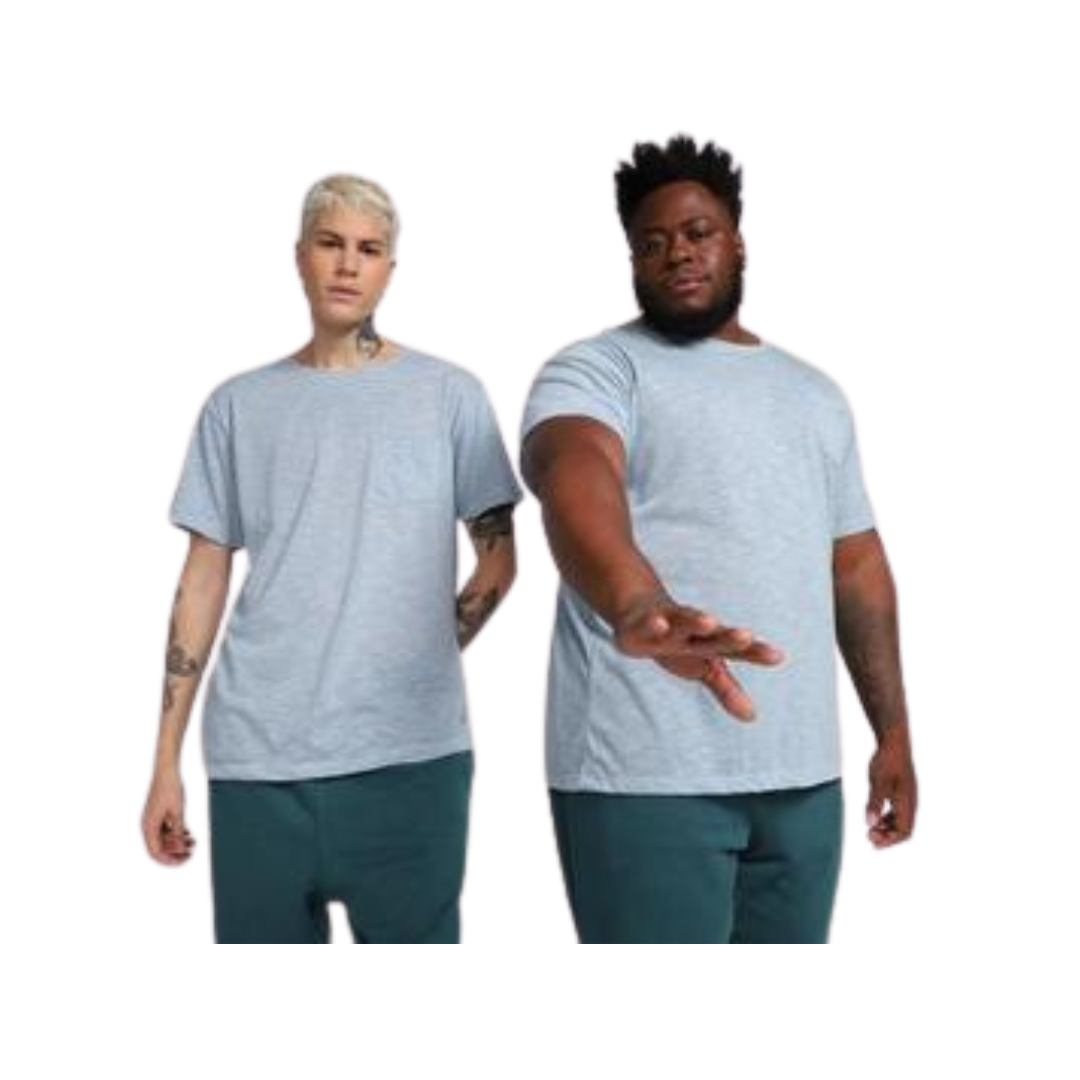 camiseta-vista-magalu-meia-malha-fio-tinto-bolso-listrada-bolso-listrada - Imagem