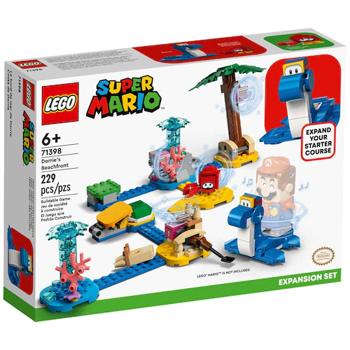 lego-super-mario-pacote-de-expansao-praia-da-dori-71398-229-pecas - Imagem