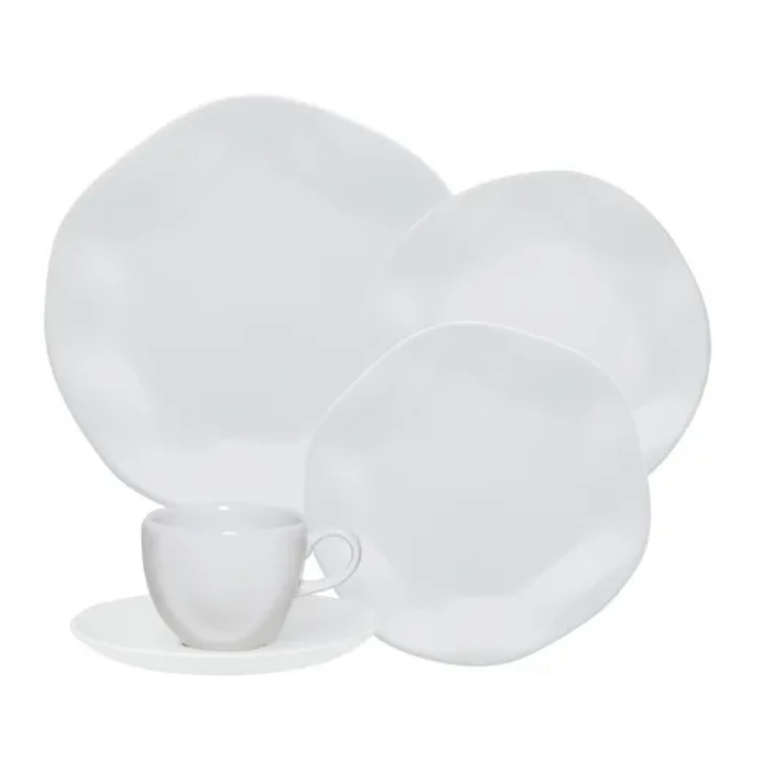 jogo-de-jantar-branco-ryo-white-20-pecas-oxford-porcelanas - Imagem