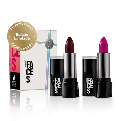 presente-natura-faces-duo-batom-2-unidades-de-35-g - Imagem