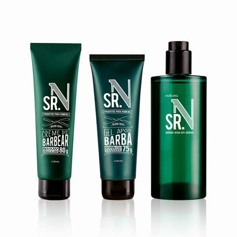 kit-sr-n-creme-de-barbear-e-gel-pos-barba-3-produtos - Imagem
