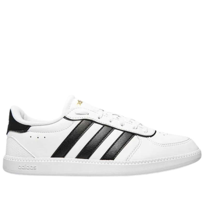 tenis-adidas-breaknet-sleek-suede-feminino-pretobranco - Imagem