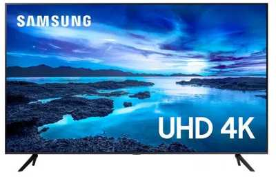 smart-tv-led-60-samsung-60au7700-uhd-4k-bluetooth-processador-crystal-4k-visual-livre-de-cabos-alexa-built-in-controle-unico - Imagem