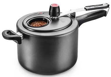 panela-de-pressao-aluminio-com-visor-45l-antiaderente-mta-cor-grafite - Imagem