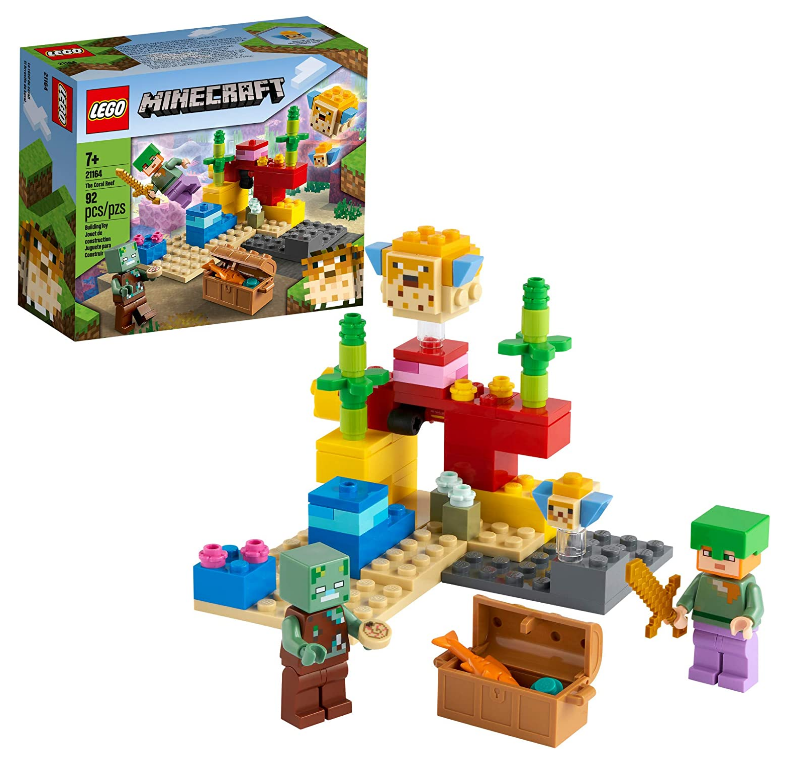 21164-lego-minecrafttm-o-recife-de-coral-kit-de-construcao-92-pecas - Imagem