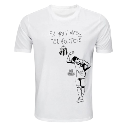 pre-venda-camiseta-santos-neymar-jr-eu-vou-mas-eu-volto-masculina - Imagem