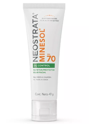 Neostrata Minesol Protetor Solar Facial Oil Control, Sem Cor, FPS 70, 40g