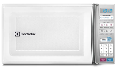 Micro-ondas Electrolux 27l Branco Com 55 Receitas Pré-programadas E Função Tira Odor 220v Mb37r