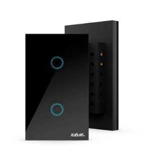 interruptor-paralelo-inteligente-2-waysmart-500-preto-controle-via-aplicativo-dois-botoes-caixa-com-2-kbsa011 - Imagem