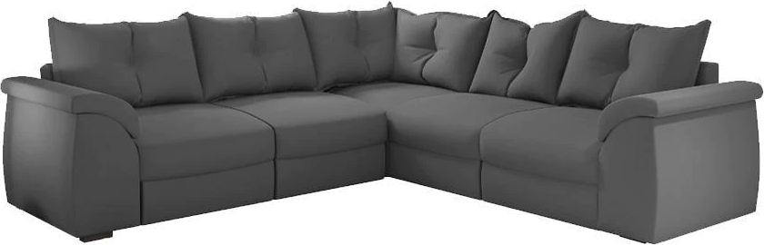 sofa-de-canto-5-lugares-com-retratil-qatar-suede-cinza - Imagem