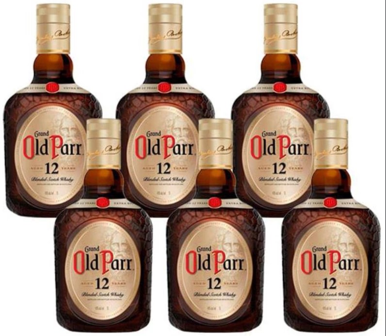 combo-whisky-old-parr-1l-6-unidades - Imagem