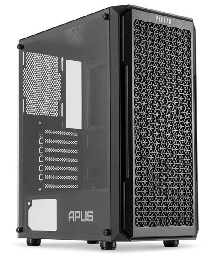 gabinete-gamer-pichau-apus-black-mid-tower-lateral-de-vidro-temperado-com-3-fans-preto-pg-aps-blk01-1aab - Imagem