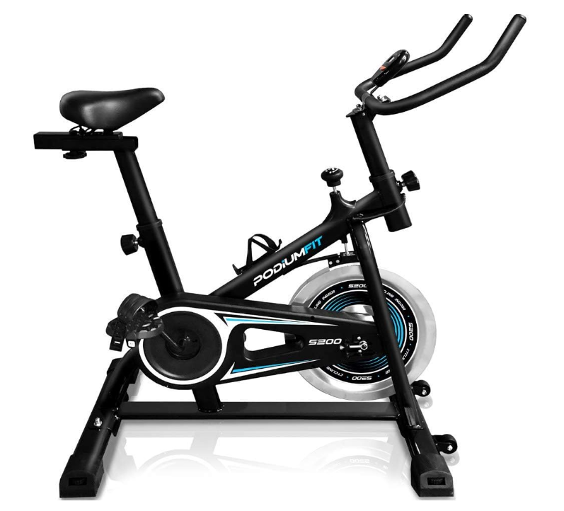 bicicleta-ergometrica-spinning-podiumfit-s200-silenciosa-qxfr - Imagem