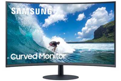 monitor-curvo-samsung-32-fhd-speaker-hdmi-dp-vga-75hz-freesync-ct550 - Imagem