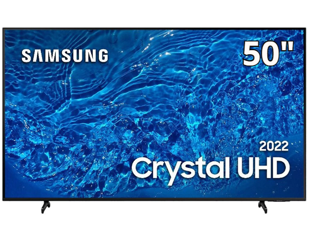 smart-tv-50-crystal-uhd-4k-samsung-50bu8000-painel-dynamic-crystal-color-design-slim-tela-sem-limites-alexa-built-in-controle-remoto-unico - Imagem