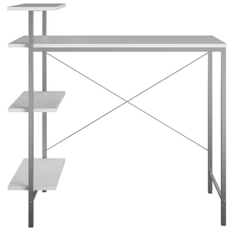 mesa-para-computador-dorel-side-storage-desk-com-3-prateleiras-e-espaco-para-impressora-brancocinza - Imagem