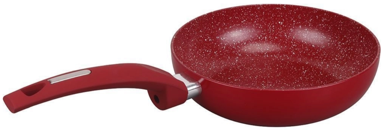 frigideira-wok-sem-tampa-dreamcook-antiaderente-22cm-vermelho-classic-home - Imagem