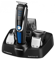 aparador-de-pelos-mondial-super-groom-10-em-1-1-velocidade-com-acessorios - Imagem