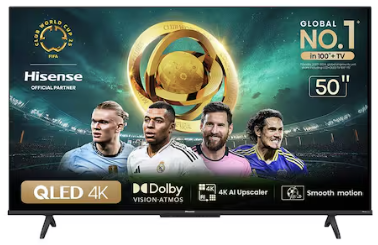 pague-com-carne-digital-e-ganhe-desconto-smart-tv-50-uhd-4k-qled-hisense-50q6n-google-tv-com-hdr10-dolby-atmos-sports-mode-game-mode-plus-e-compativel-com-alexa - Imagem