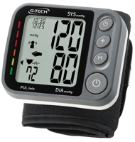 Aparelho De Pressão Digital Automático Pulso G-tech Gp450sp Cinza