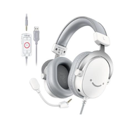 headset-gamer-fifine-h9-som-surround-71-usb-console-e-pc-branco-h9w - Imagem