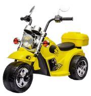 moto-infantil-eletrica-bateria-6v-com-retrovisores-som-luz - Imagem