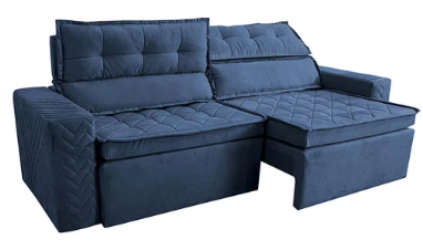 sofa-3-lugares-cama-inbox-belem-retratilreclinavel-com-200-cm-de-largura-e-revestido-em-suede-velusoft - Imagem