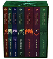 box-harry-potter-premium-verde-7-livros-em-capa-dura-7-marcadores-exclusivo-1a-ed - Imagem