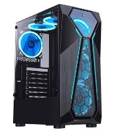 gabinete-gamer-rise-mode-x4-glass-barra-de-led-rgb-lateral-em-vidro-fume-preto-rm-x4-04-fb - Imagem